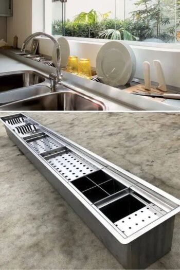 Built-in Dish Rack